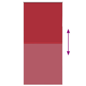 Verdunkelungsrollo Rot 100x230 cm