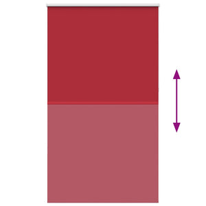 Verdunkelungsrollo Rot 120x230cm