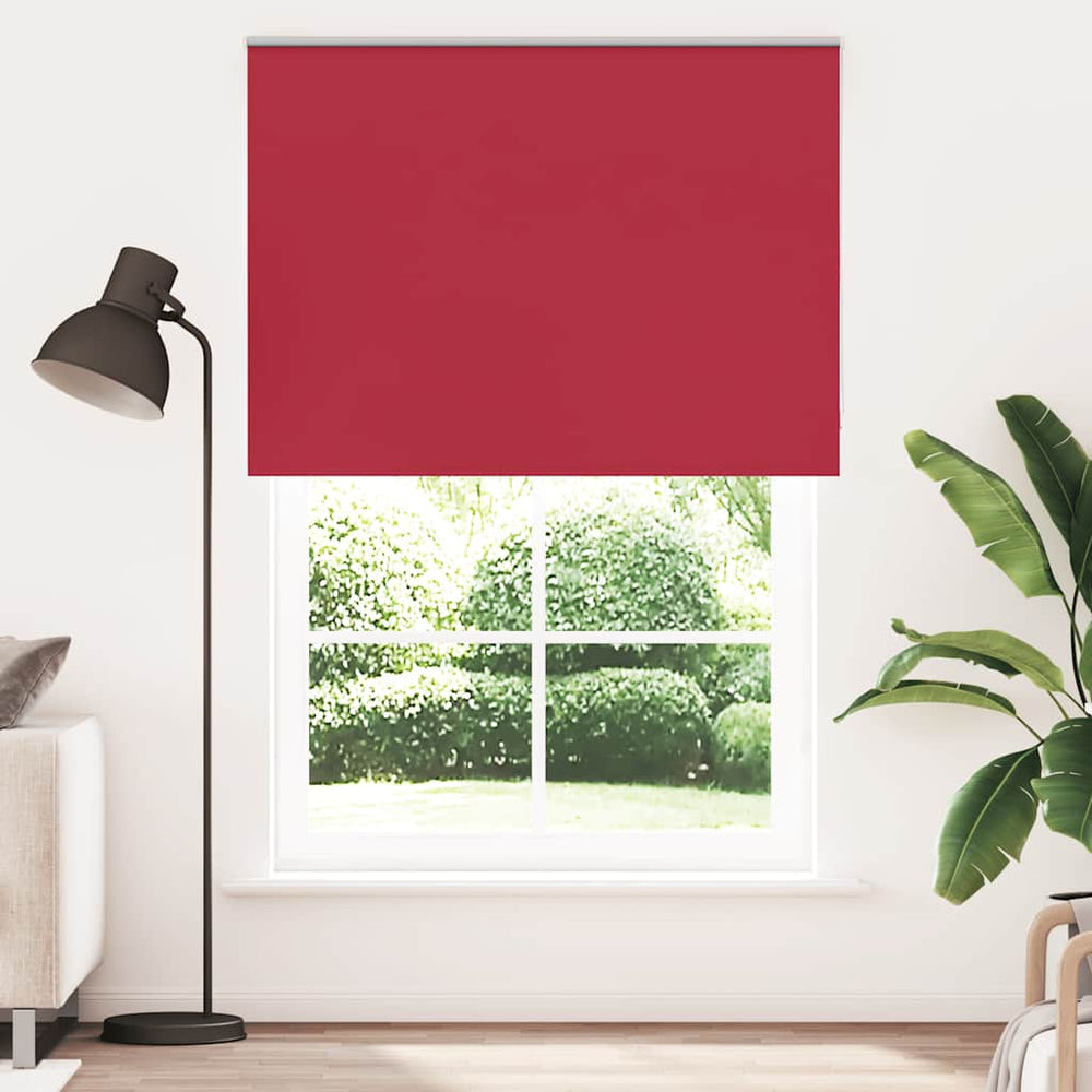 vidaXL Store occultant rouge 165 x 230 cm Largeur du tissu 161,6 cm Polyester