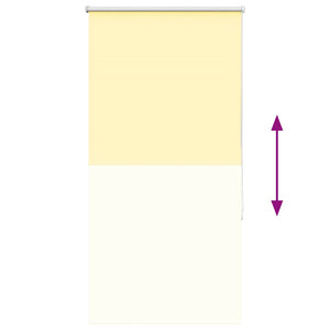 Gelbes Verdunkelungsrollo 70x130 cm
