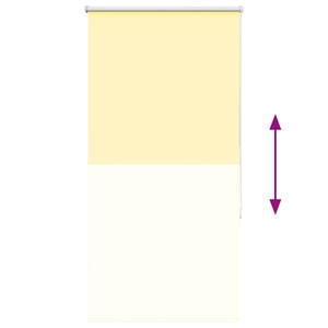 Gelbes Verdunkelungsrollo 80x130 cm