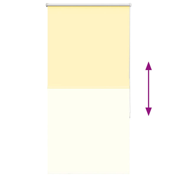 Gelbes Verdunkelungsrollo 80x130 cm
