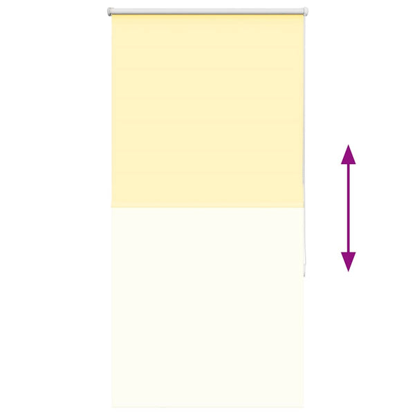 Gelbes Verdunkelungsrollo 85x130 cm