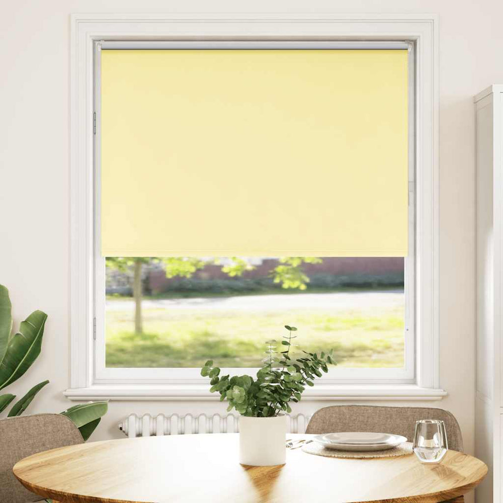 vidaXL Store occultant Jaune 105x130cm Largeur du tissu 100,7cm Polyester