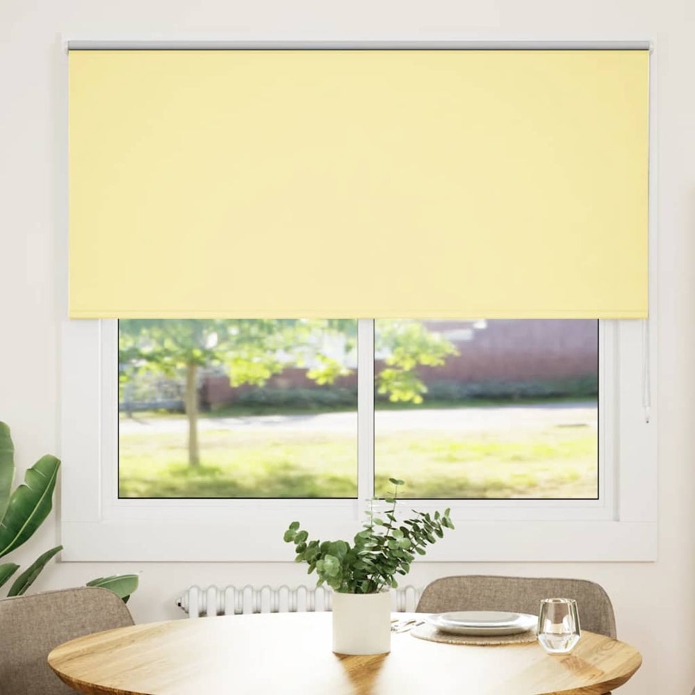 Gelbes Verdunkelungsrollo 150x130 cm