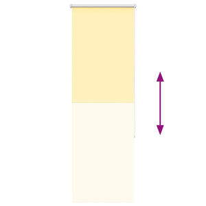 Gelbes Verdunkelungsrollo 55x150 cm