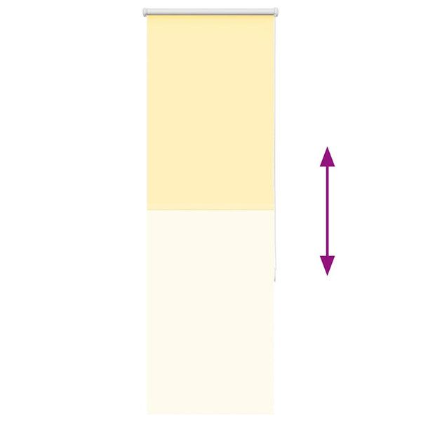Gelbes Verdunkelungsrollo 55x150 cm
