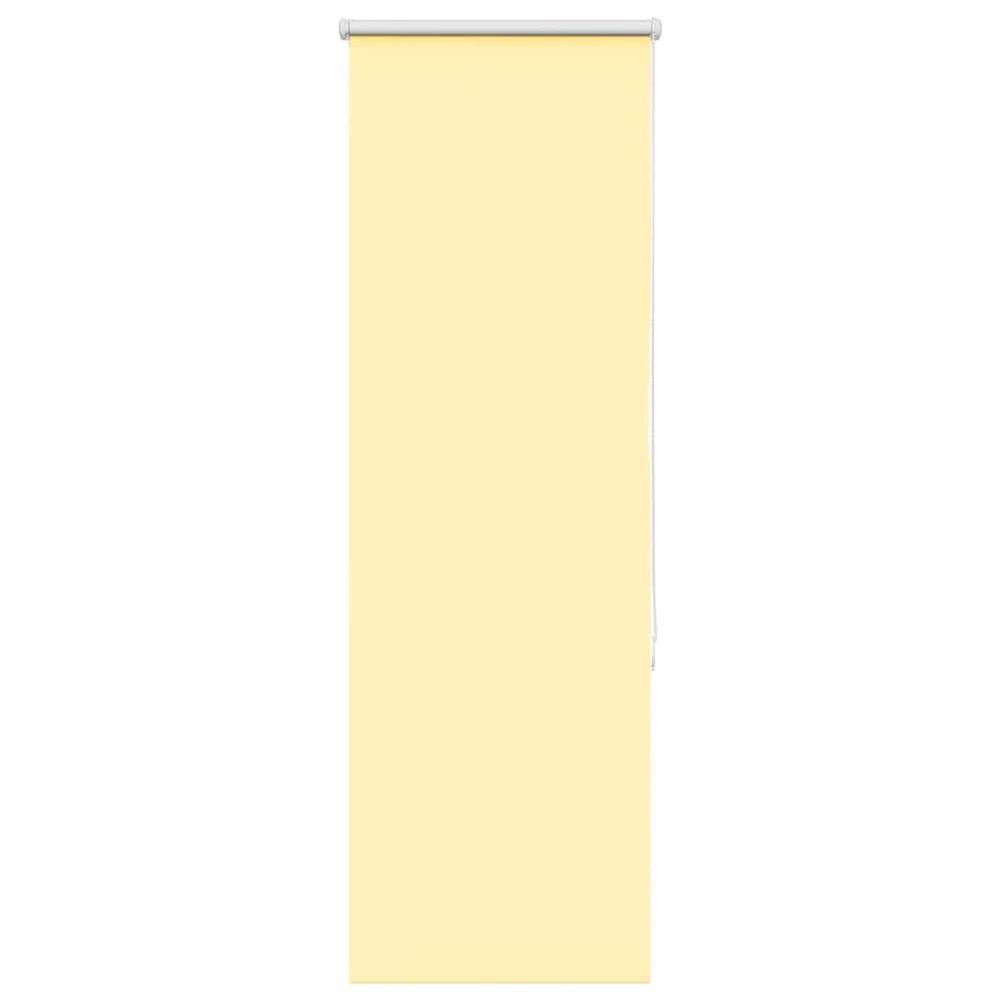 vidaXL Store enrouleur occultant Jaune 60x150 cm Largeur du tissu 55,7 cm Polyester