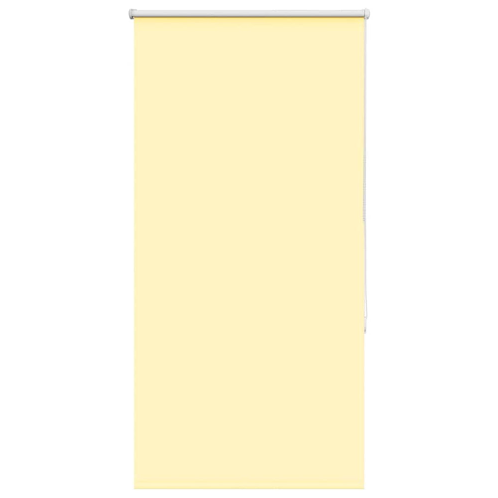 vidaXL Store enrouleur occultant jaune 65x150 cm Largeur du tissu 60,7 cm Polyester