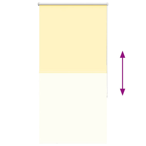 Gelbes Verdunkelungsrollo 75x150 cm
