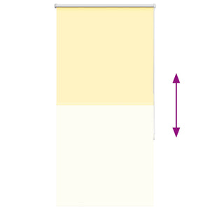 Gelbes Verdunkelungsrollo 80x150 cm
