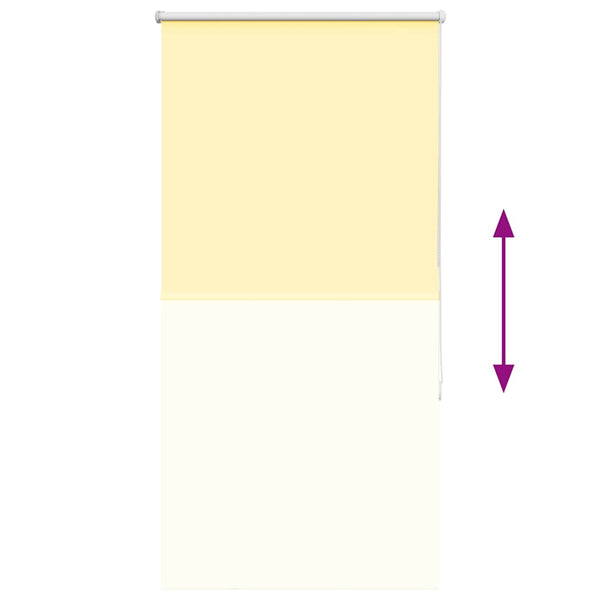 Gelbes Verdunkelungsrollo 85x150 cm