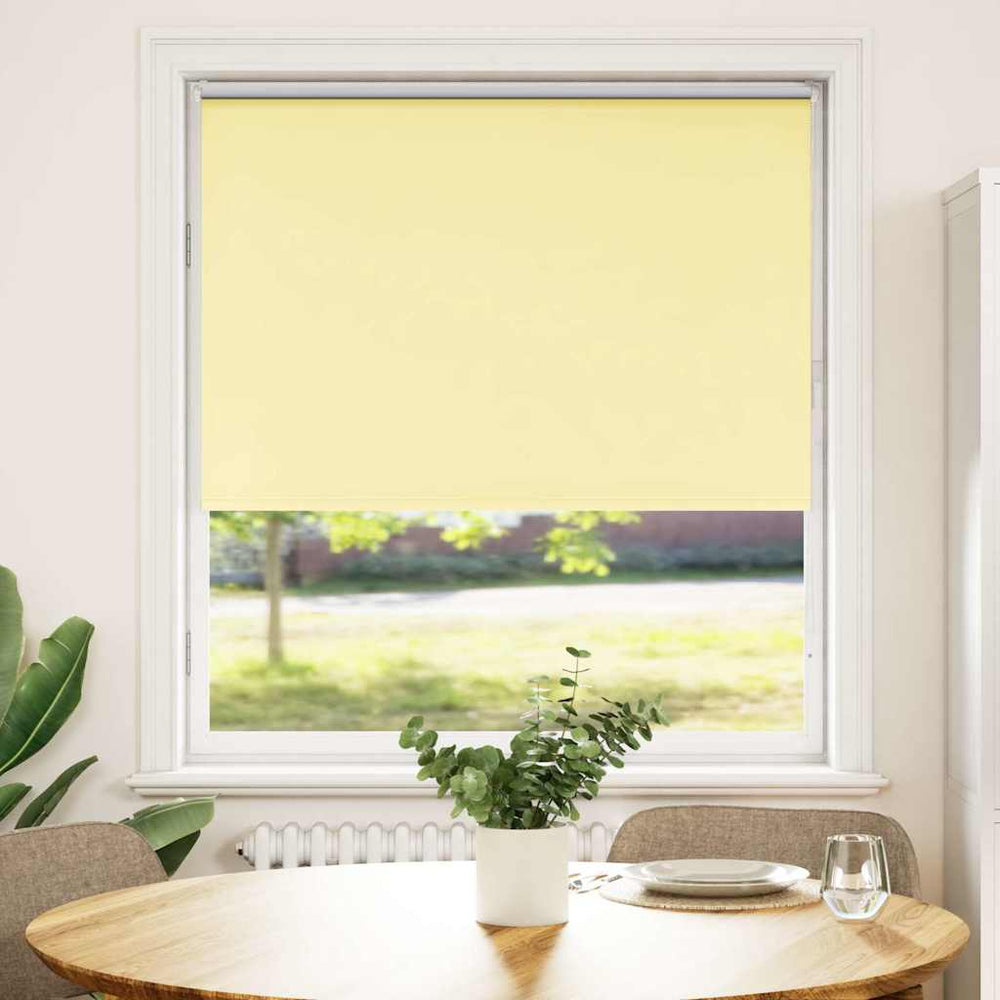 vidaXL Store occultant jaune 105x150 cm Largeur tissu 100,7 cm Polyester
