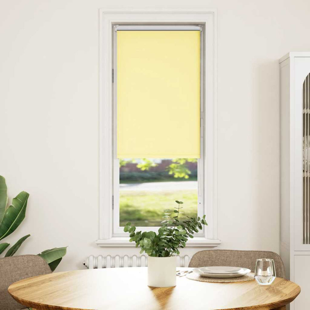 Gelbes Verdunkelungsrollo 40x175 cm