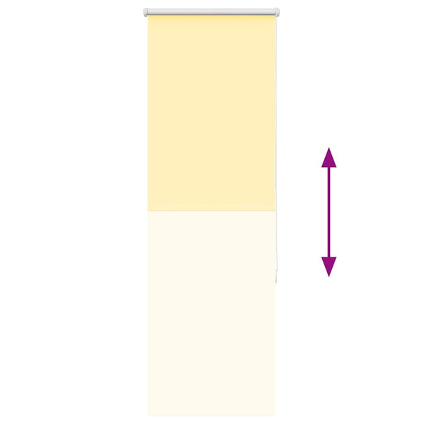 Gelbes Verdunkelungsrollo 50x175 cm