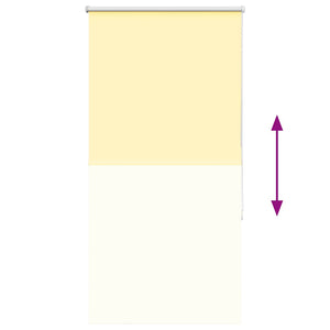 Gelbes Verdunkelungsrollo 70x175 cm