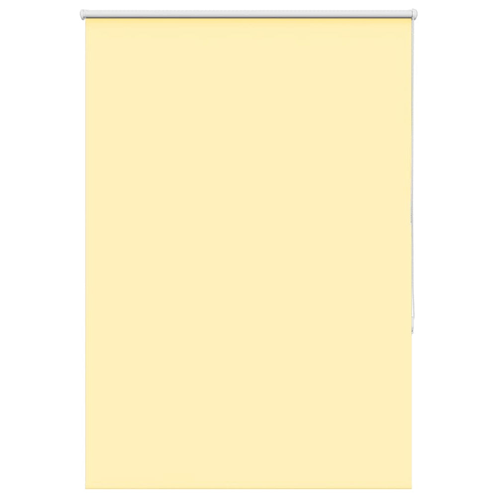 vidaXL Store enrouleur occultant Jaune 90x175 cm Largeur de tissu 85,7 cm Polyester