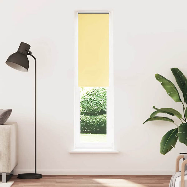 Gelbes Verdunkelungsrollo 55x230 cm