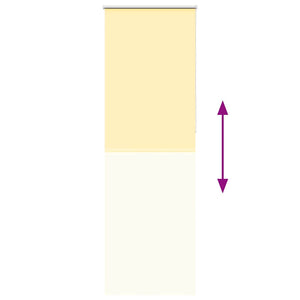 Gelbes Verdunkelungsrollo 80x230 cm