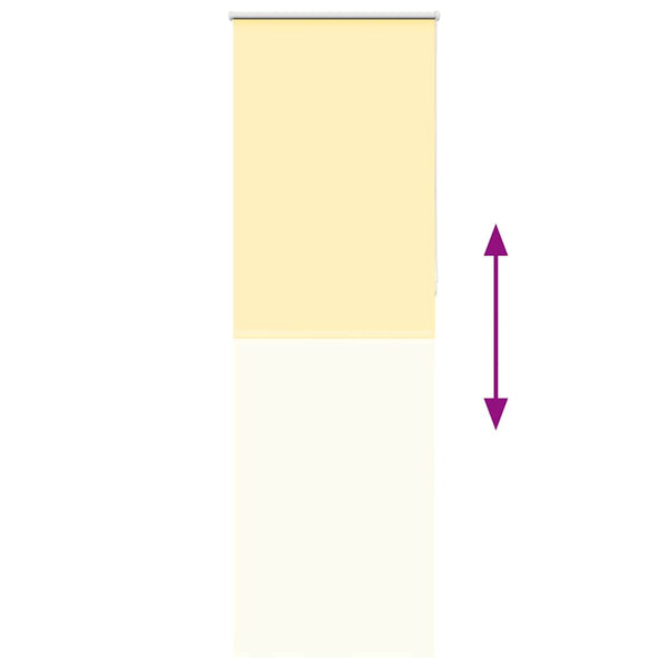 Gelbes Verdunkelungsrollo 80x230 cm