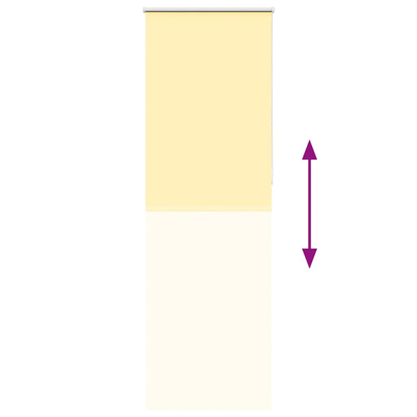 Gelbes Verdunkelungsrollo 85x230 cm