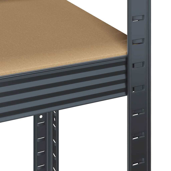 Regal-Set Anthrazit 5 Böden, 3-teilig