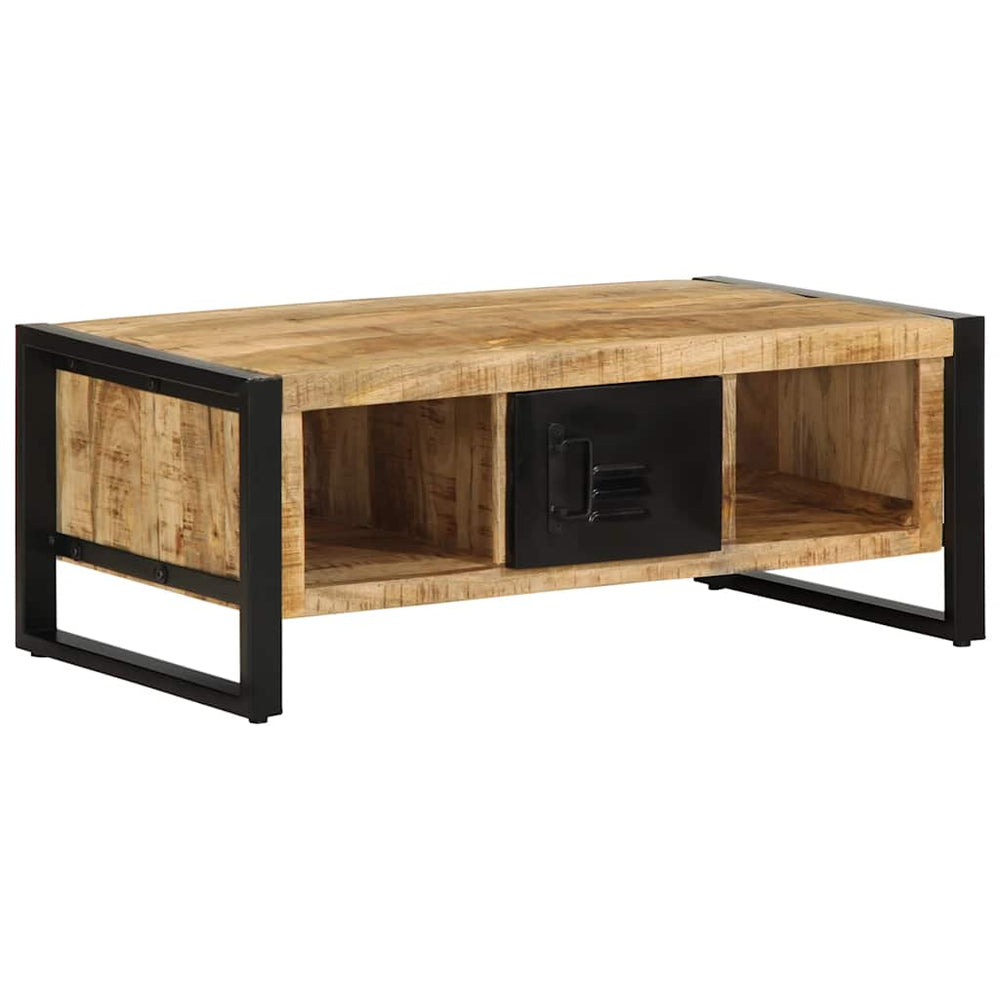 Couchtisch Mango Massivholz 90x50 cm