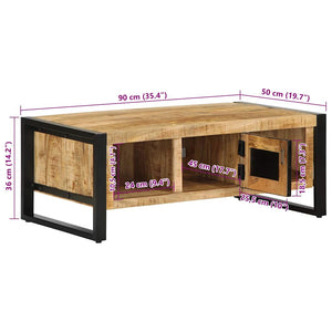 Couchtisch Mango Massivholz 90x50 cm