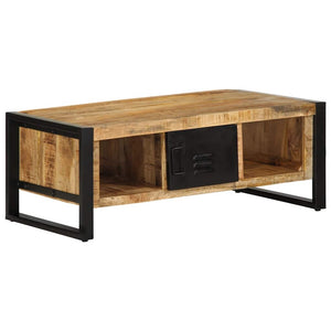 Couchtisch Mango Massivholz 90x50 cm