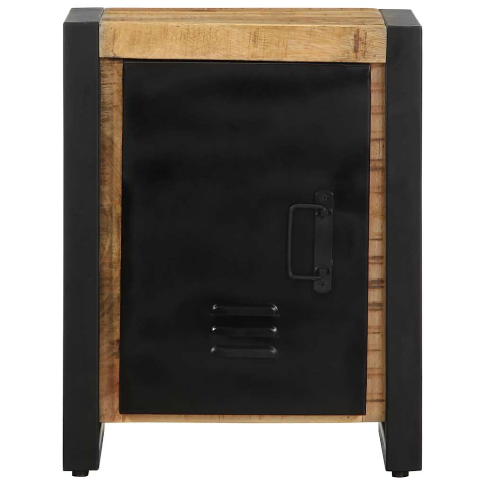 vidaXL Nightstand 40x30x51 cm Rough Mango Wood