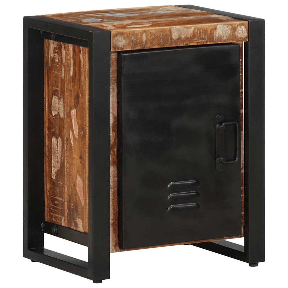 vidaXL Nightstand Multicolored 40x30x51 cm Solid Reclaimed Wood