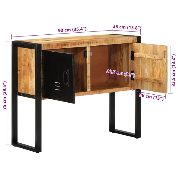 Konsolentisch Mango Massivholz 90cm