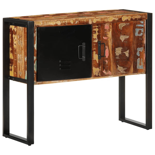 Mehrfarbiger Konsolentisch Altholz 90cm