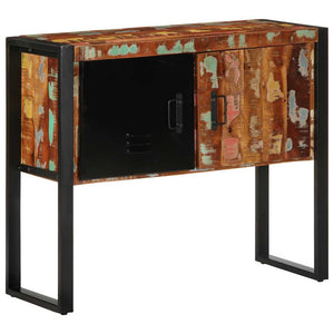 Mehrfarbiger Konsolentisch Altholz 90cm