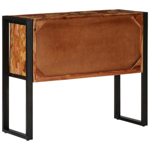 Mehrfarbiger Konsolentisch Altholz 90cm