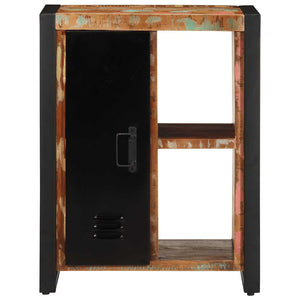 Mehrfarbiges Sideboard Altholz Massiv 55x70 cm