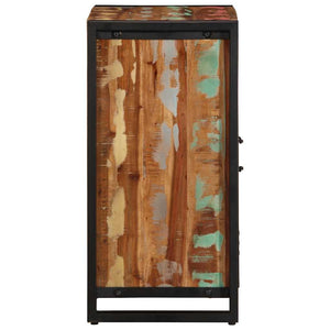 Mehrfarbiges Sideboard Altholz Massiv 55x70 cm