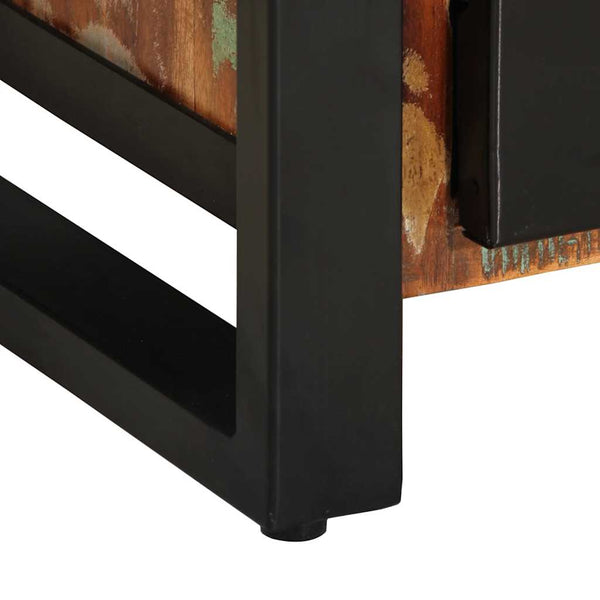 Mehrfarbiges Sideboard Altholz Massiv 55x70 cm