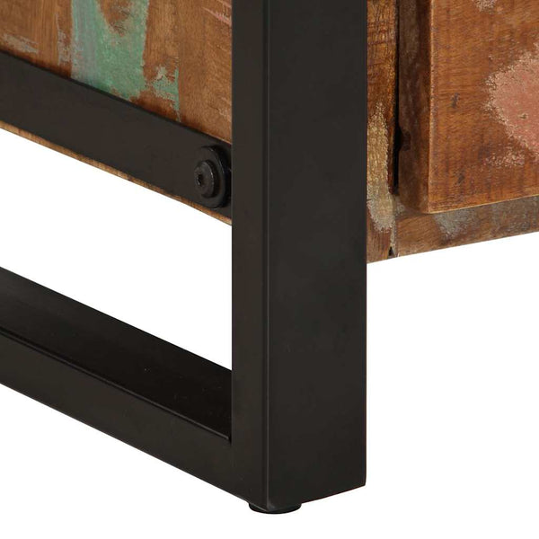 Mehrfarbiger Schubladenschrank Altholz 40x40x75cm