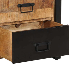 Schubladenschrank Mango Massivholz 50x35x70 cm
