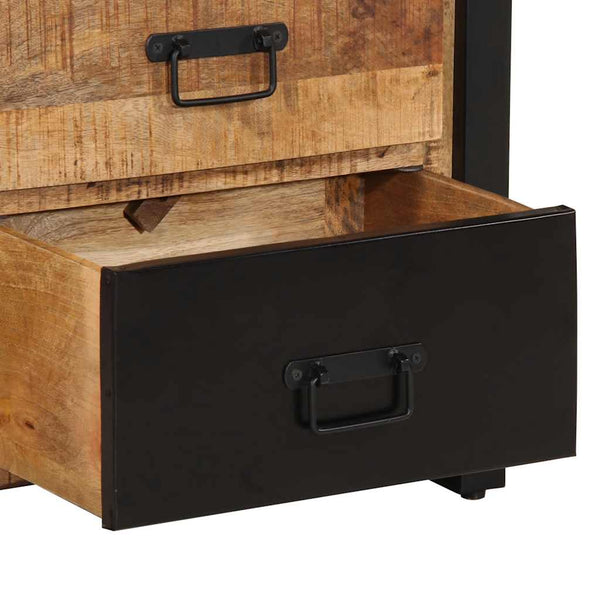 Schubladenschrank Mango Massivholz 50x35x70 cm