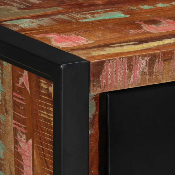 Mehrfarbiger Schubladenschrank Altholz 50x70 cm