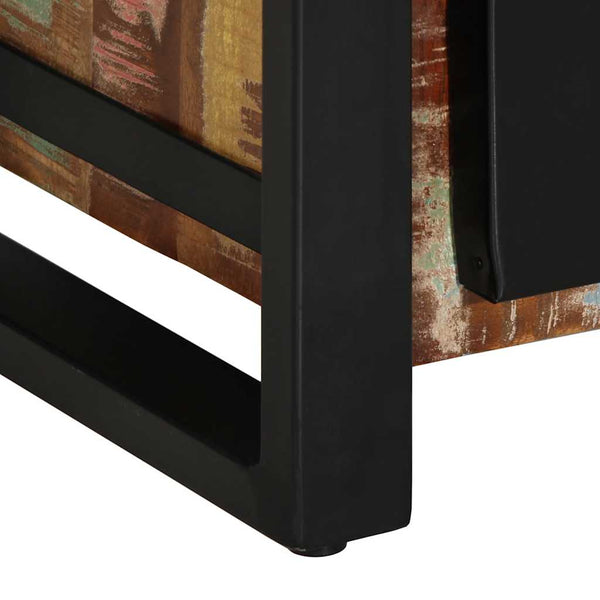 Mehrfarbiger Schubladenschrank Altholz 50x70 cm