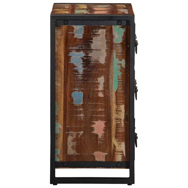 vidaXL Buffet 50x35x70 cm bois de récupération massif