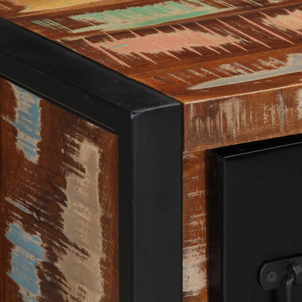 vidaXL Buffet 50x35x70 cm bois de récupération massif