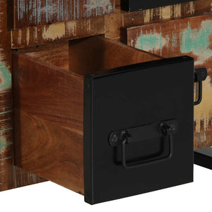 vidaXL Buffet 50x35x70 cm bois de récupération massif