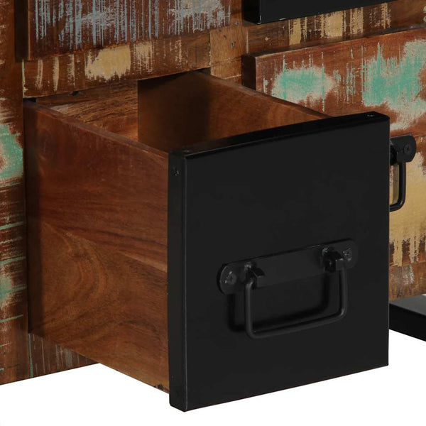 vidaXL Buffet 50x35x70 cm bois de récupération massif