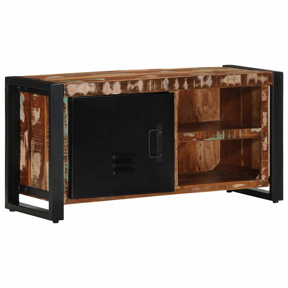 TV-Schrank Altholz Massivholz 80x30x40 cm