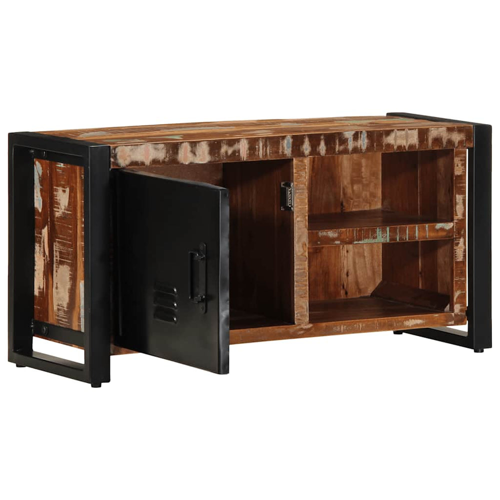 TV-Schrank Altholz Massivholz 80x30x40 cm