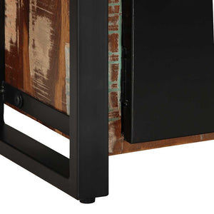 TV-Schrank Altholz Massivholz 80x30x40 cm